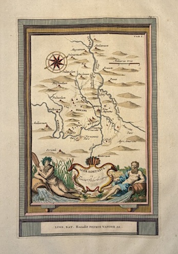 Van der Aa Pieter (1659-1733) Ager Hortanus in Tuscia suburbicaria 1704 Leida 